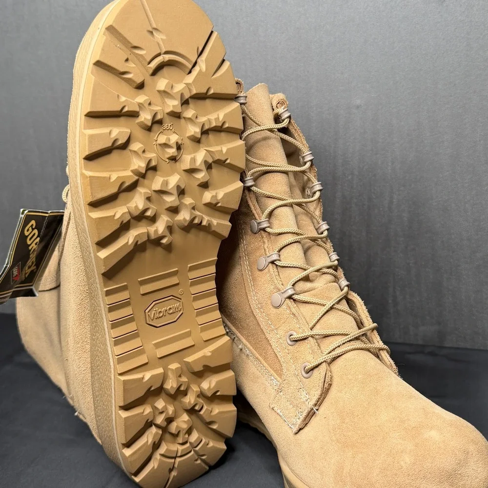 Altama Boots Mens Sz 11.5 W Tan Gore-Tex Cold Weather Combat Military Jungle New
